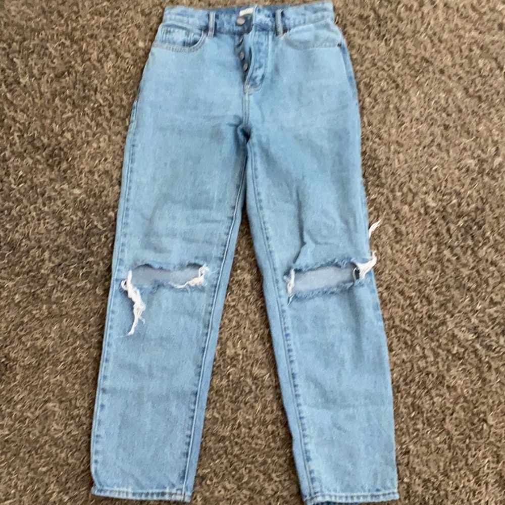 straight leg jeans